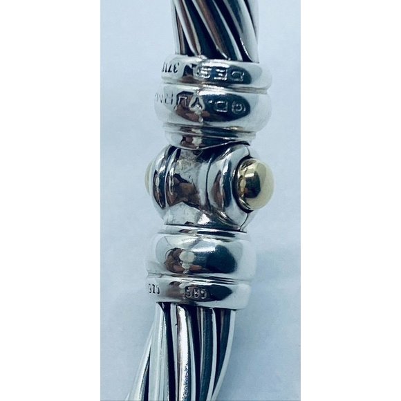 David Yurman Hinge Watch Case Bangle Bracelet 925 585 - Picture 11 of 16